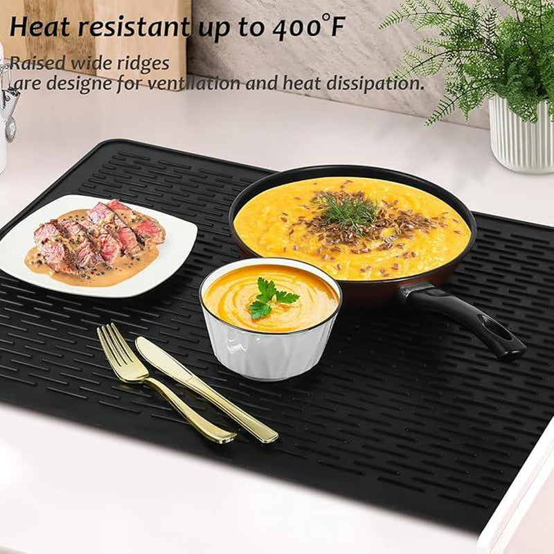 Heat Resistant Silicone Stove Cover Mat | Non-Slip Counter Protector, Waterproof & Easy to Clean