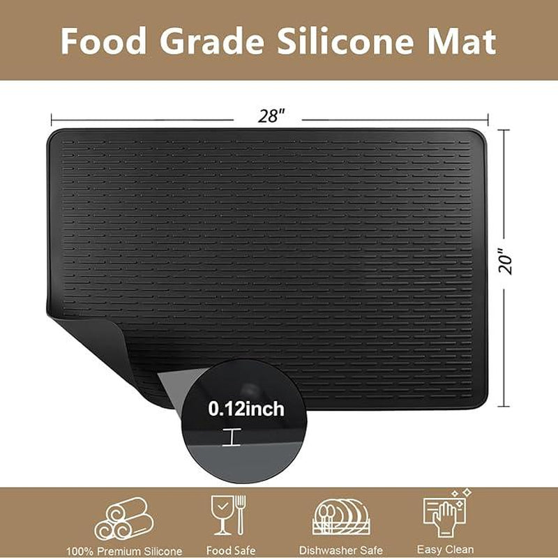 Heat Resistant Silicone Stove Cover Mat | Non-Slip Counter Protector, Waterproof & Easy to Clean