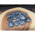 Polychrome Merlinite Gabbro Palm Stones — 5-Piece Set | Natural Crystal from Madagascar