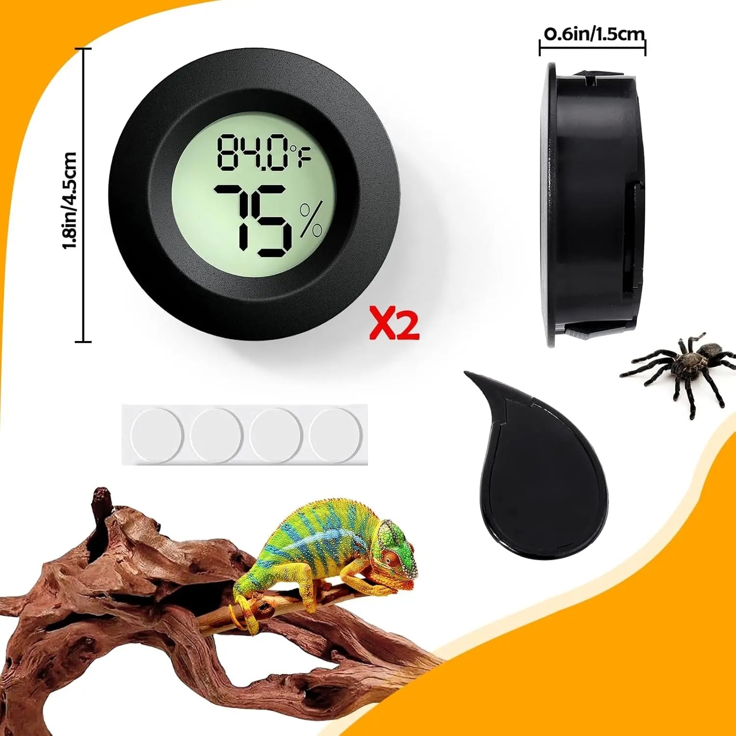 Digital Reptile Thermometer & Hygrometer