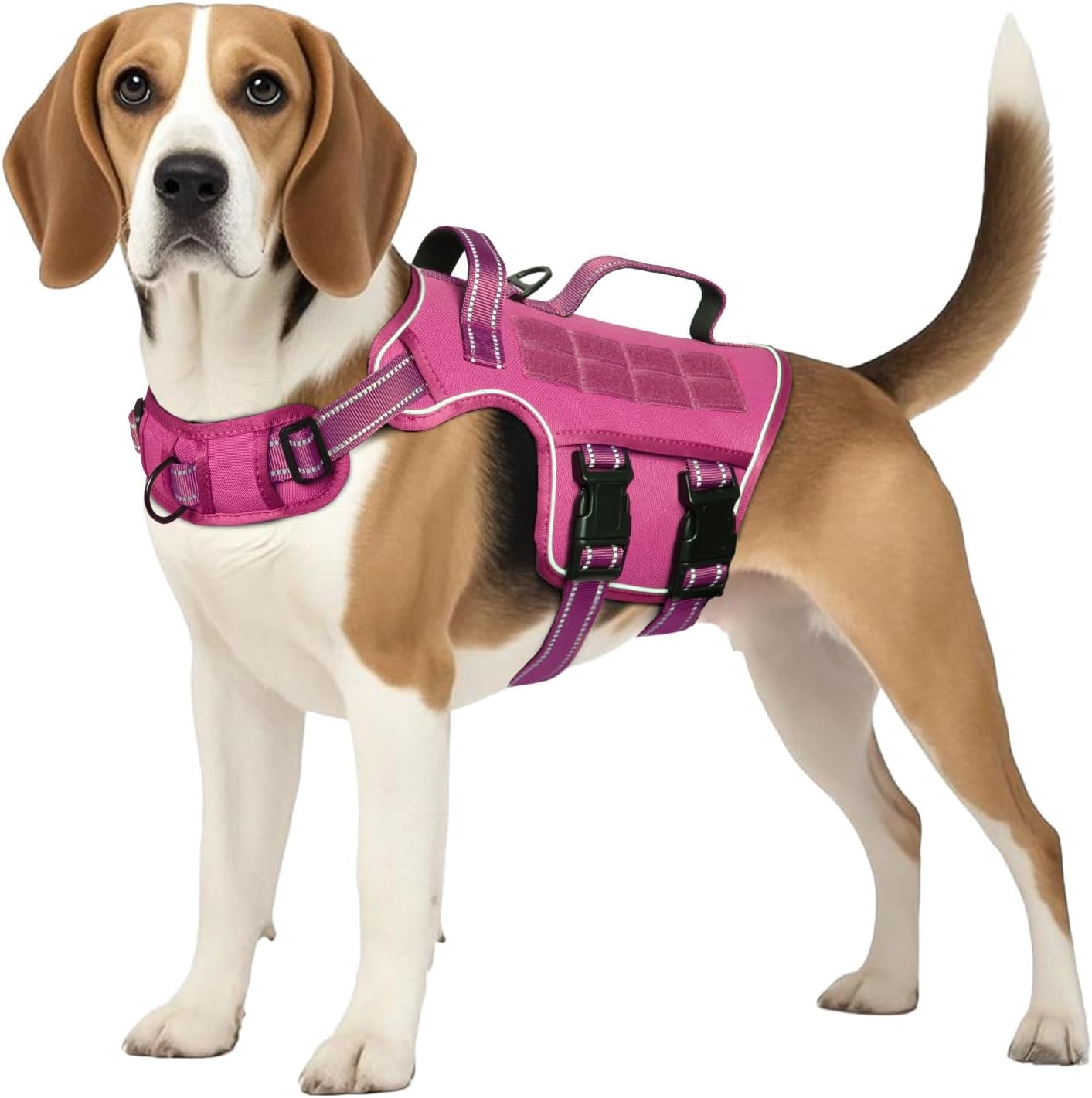 No-Pull Tactical Dog Harness with Molle System
