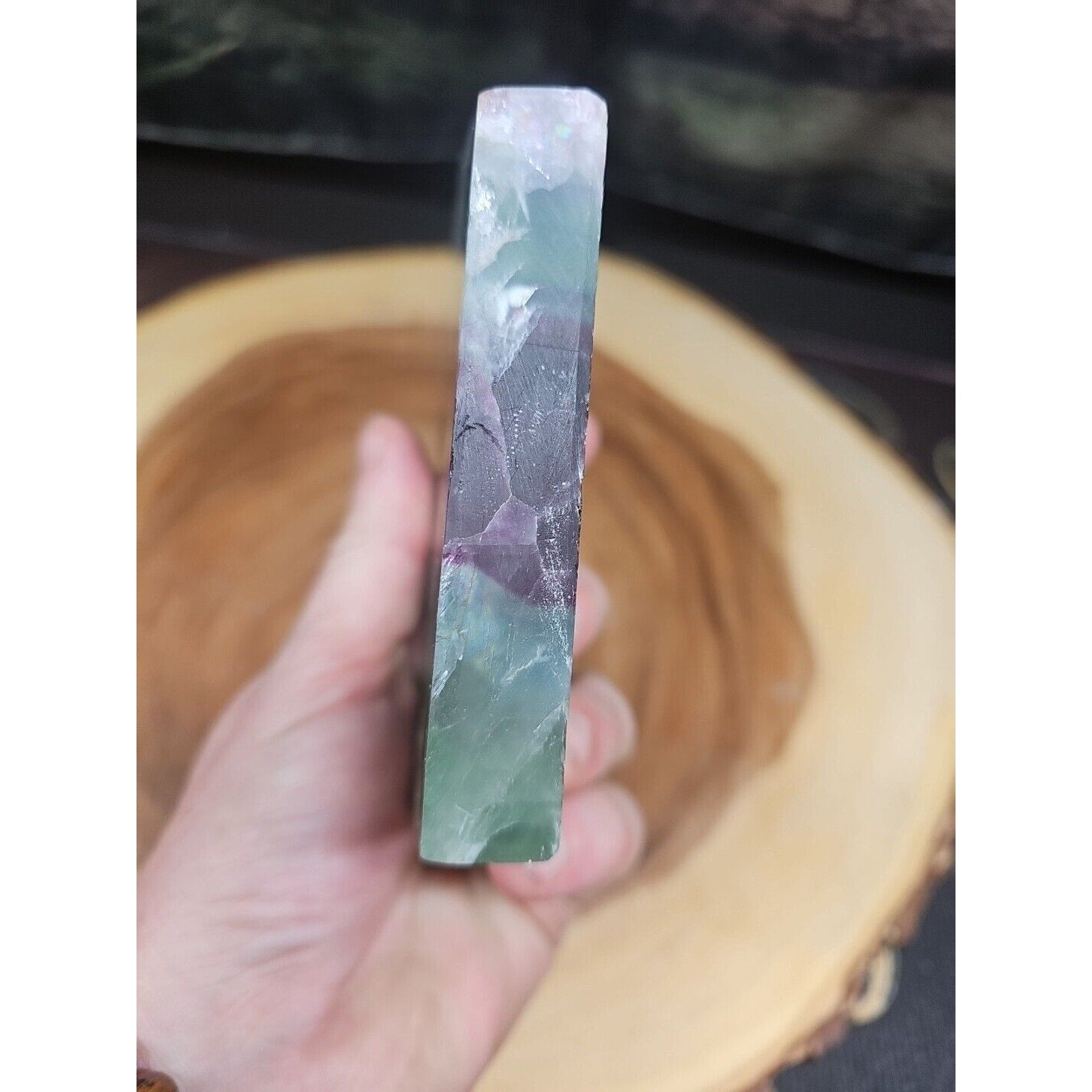 Snowflake Feather Fluorite Crystal Specimen — 1.15 lb | Collector-Grade Natural Stone