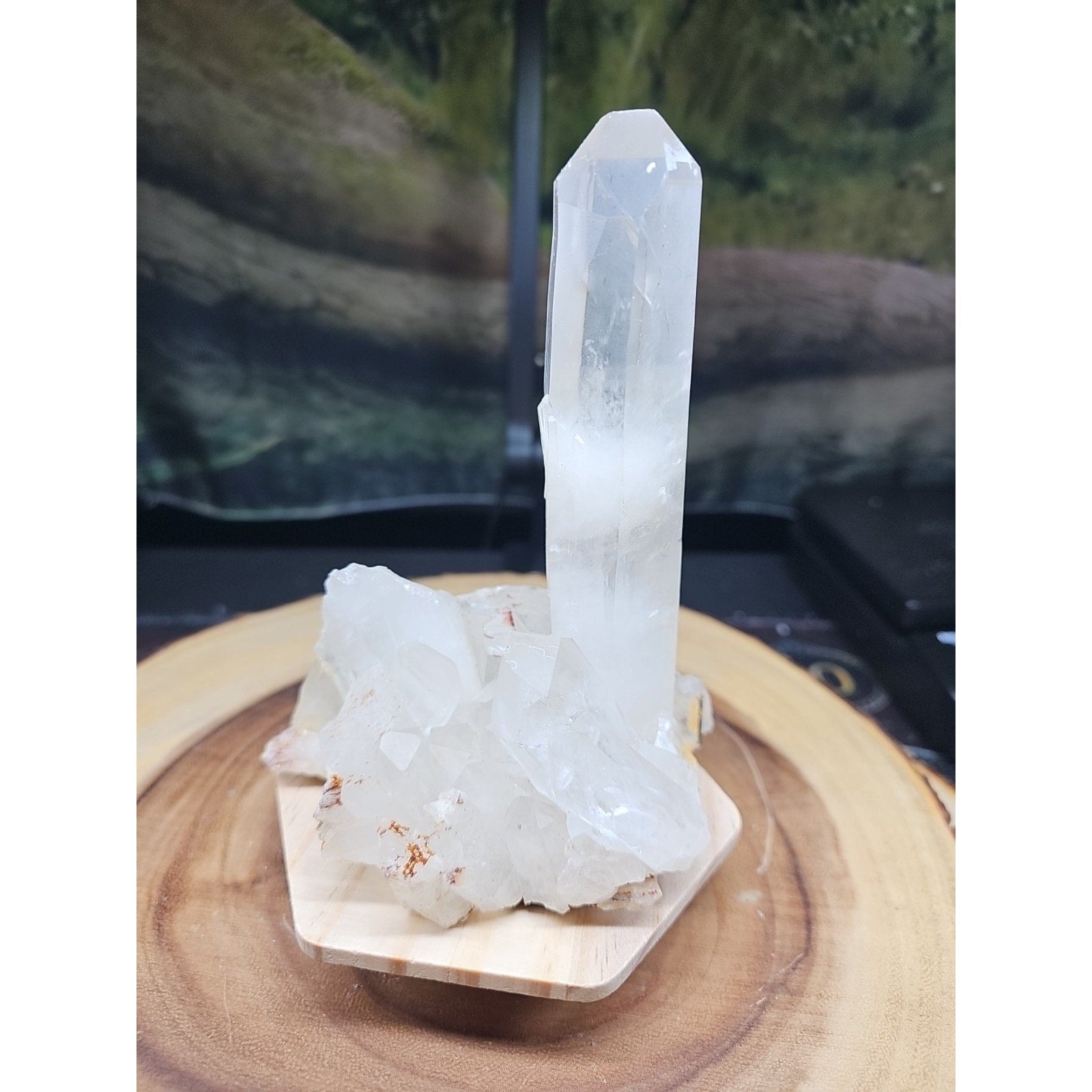 Clear White Quartz Crystal Cluster — 1.28 lb | Natural Specimen from Madagascar
