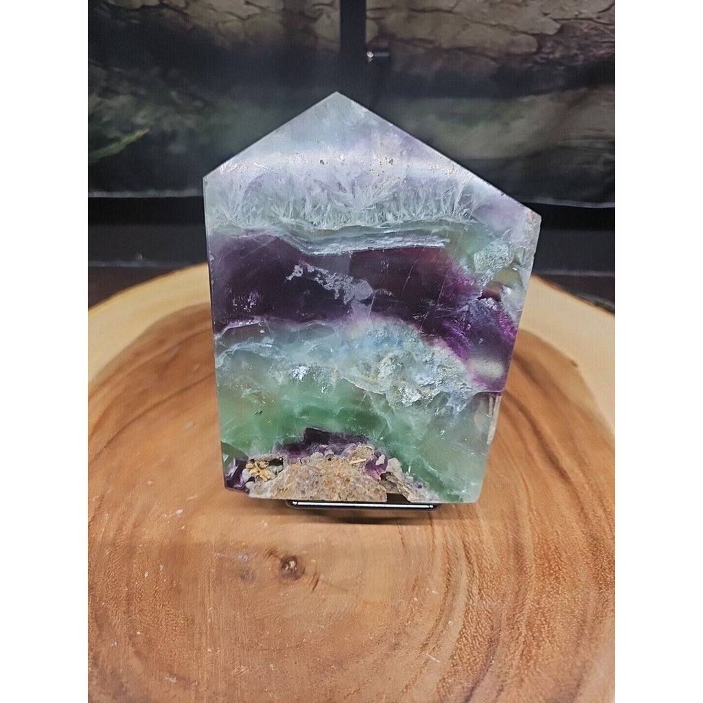 Snowflake Feather Fluorite Crystal Specimen — 1.15 lb | Collector-Grade Natural Stone