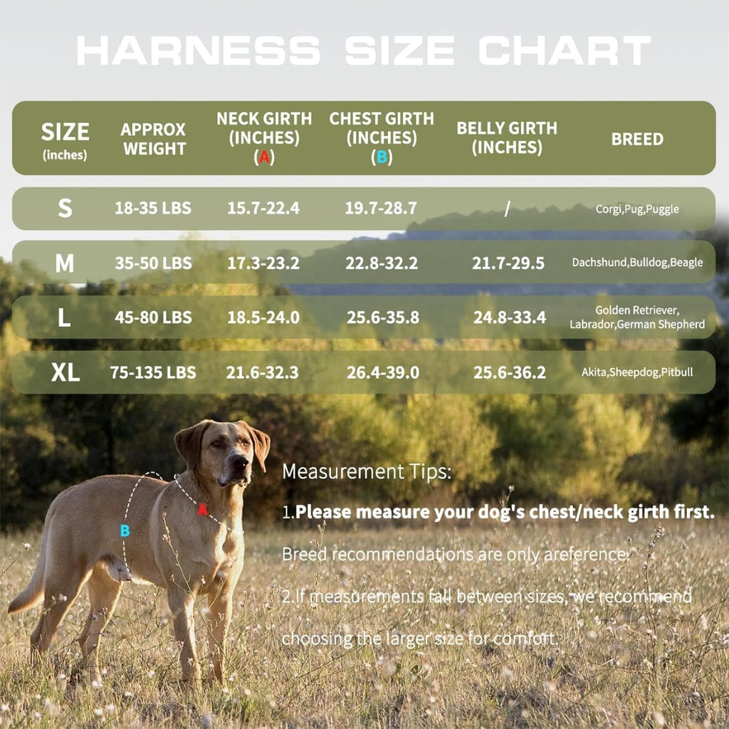 No-Pull Tactical Dog Harness with Molle System