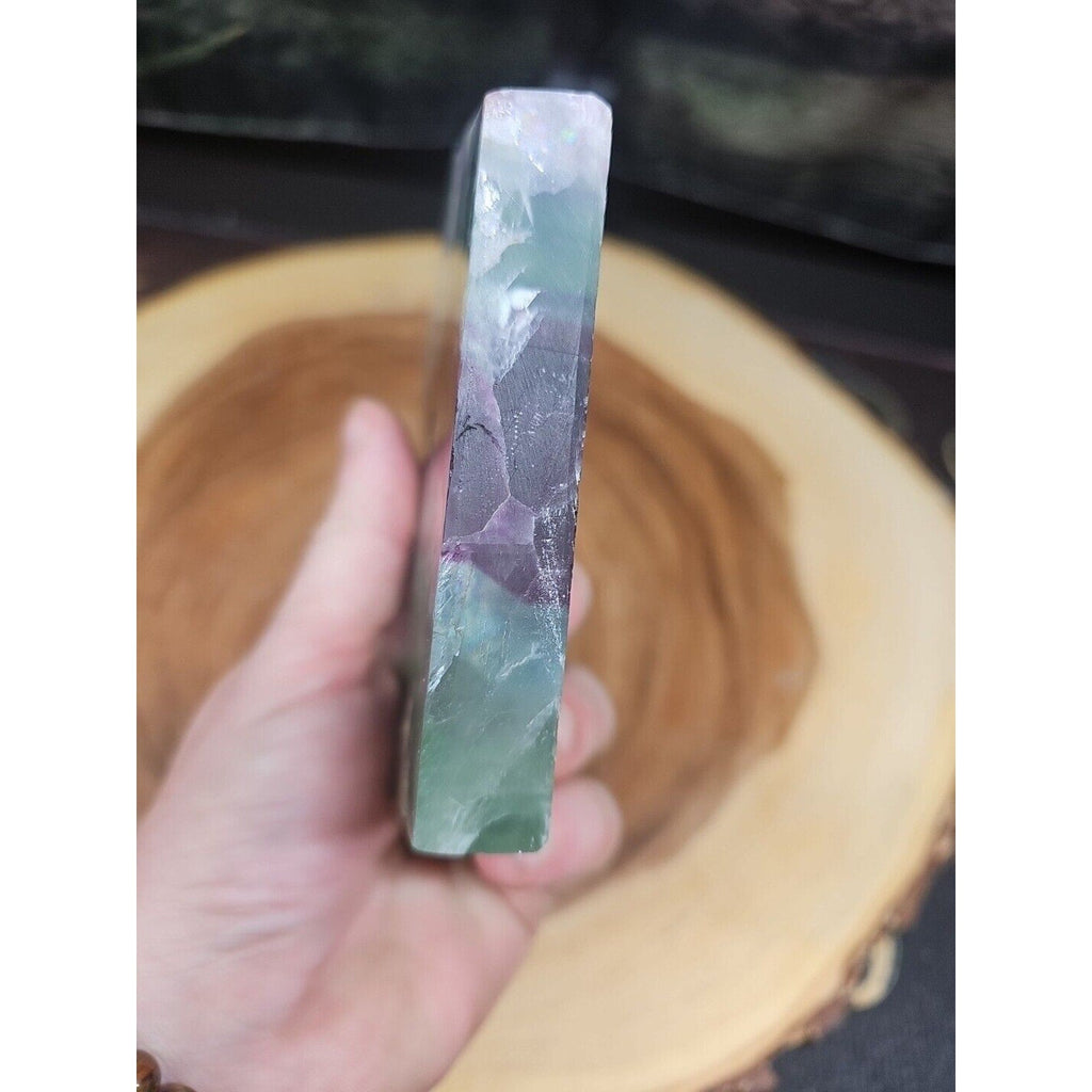 Snowflake Feather Fluorite Crystal Specimen — 1.15 lb | Collector-Grade Natural Stone