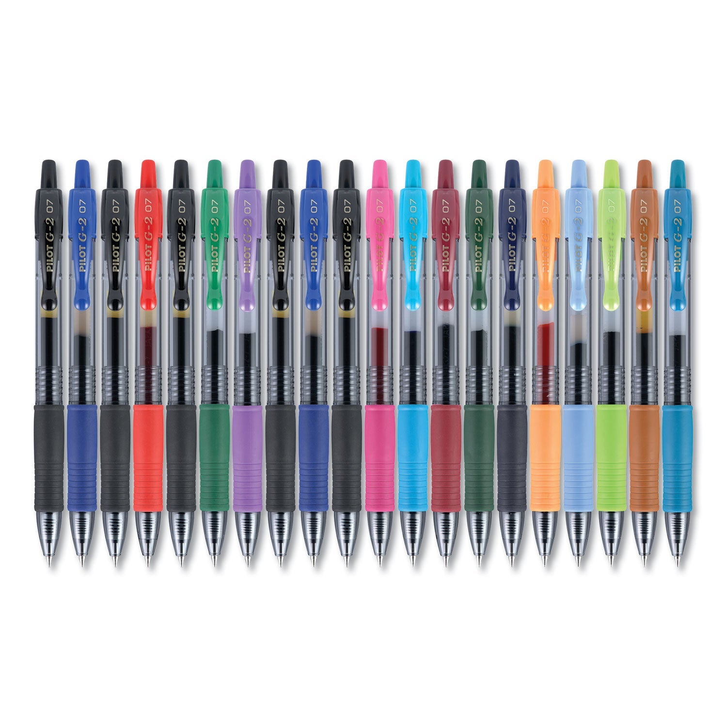 Pilot G2 Premium Gel Pen 20-Pack | Retractable Fine Point 0.7mm, Assorted Colors