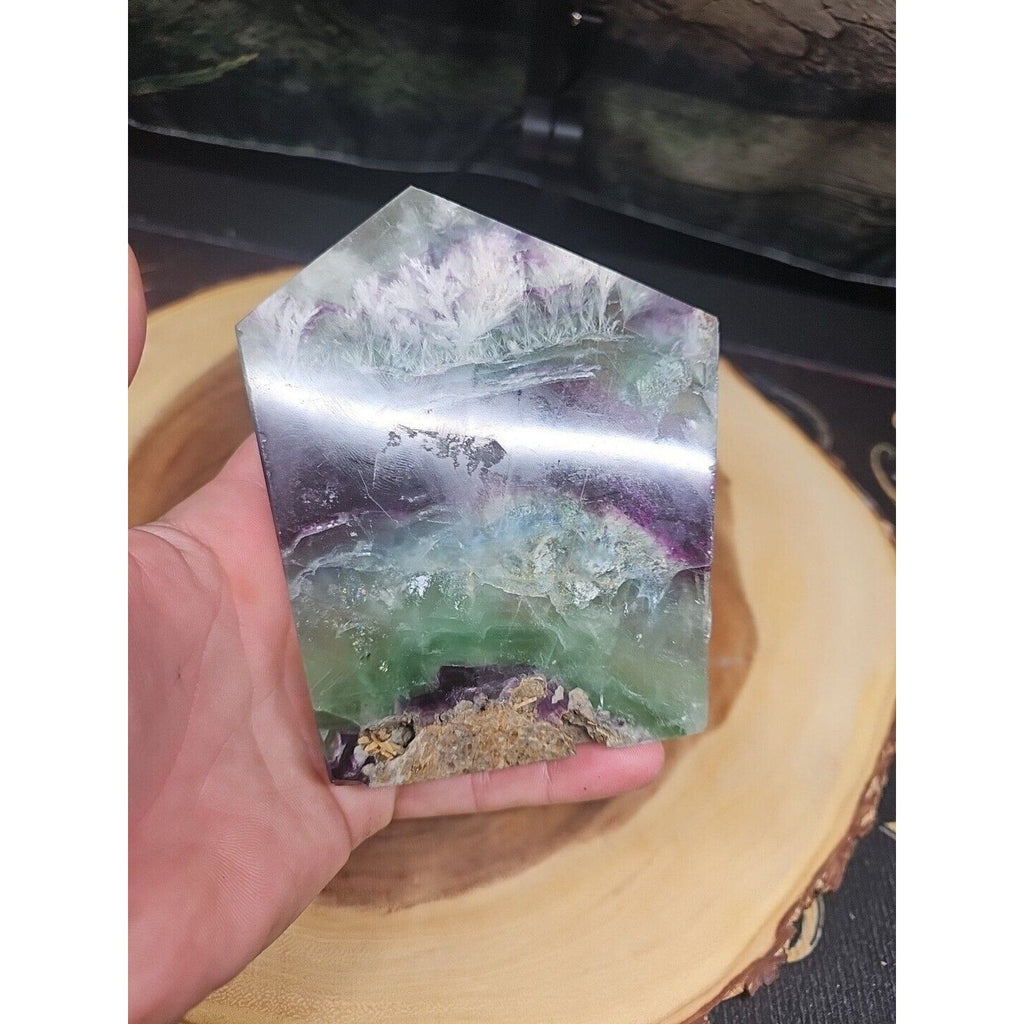Snowflake Feather Fluorite Crystal Specimen — 1.15 lb | Collector-Grade Natural Stone