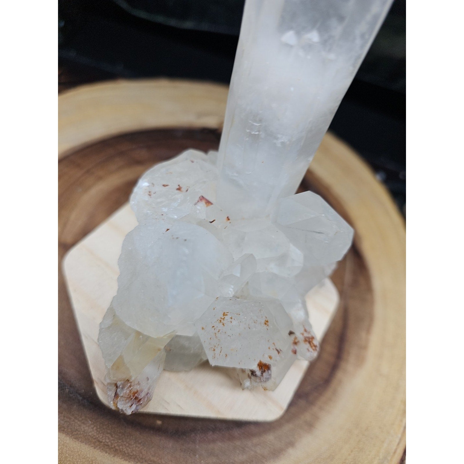 Clear White Quartz Crystal Cluster — 1.28 lb | Natural Specimen from Madagascar