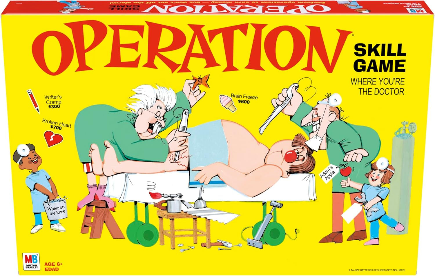 Operation Electronic Board Game by Hasbro — Classic Family Game