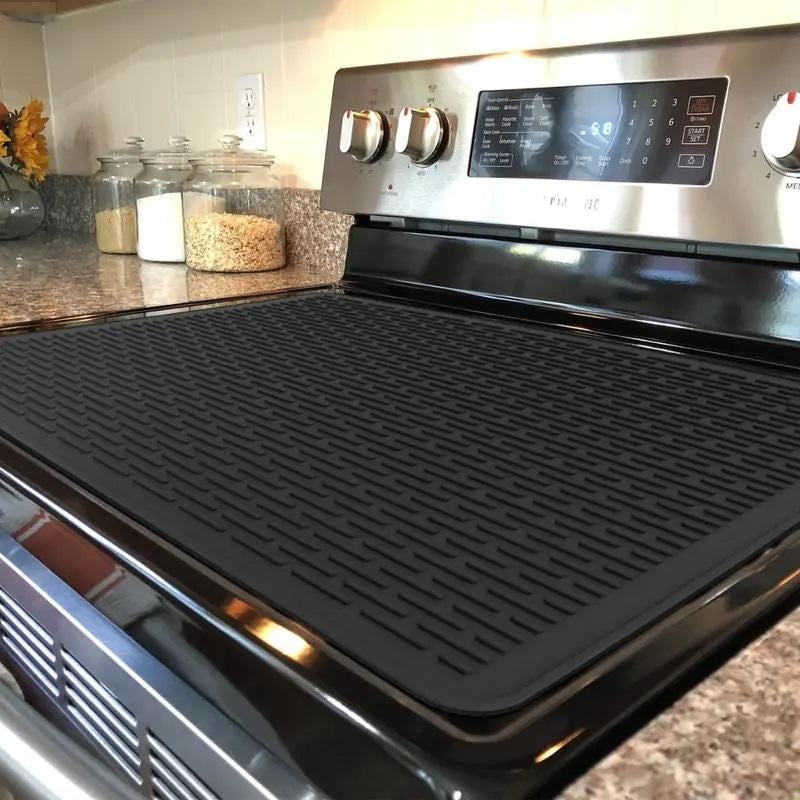 Heat Resistant Silicone Stove Cover Mat | Non-Slip Counter Protector, Waterproof & Easy to Clean