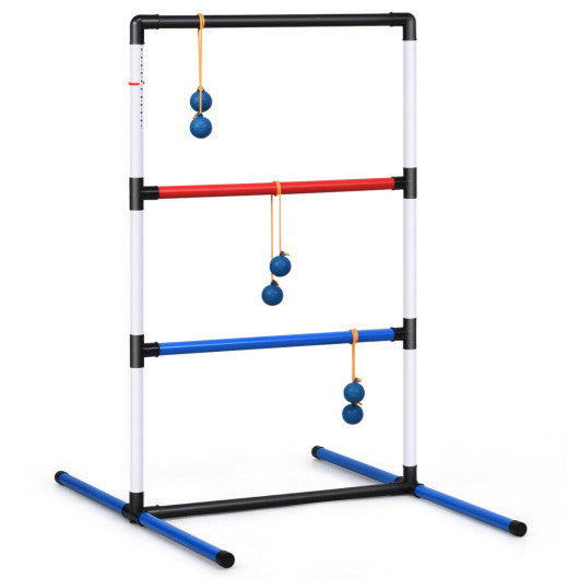 Ladder Ball Toss Game Set with Score Tracker & Carrying Bag – 2 to 4 Players