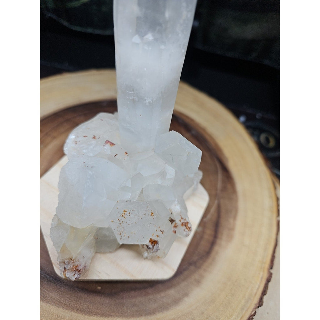 Clear White Quartz Crystal Cluster — 1.28 lb | Natural Specimen from Madagascar