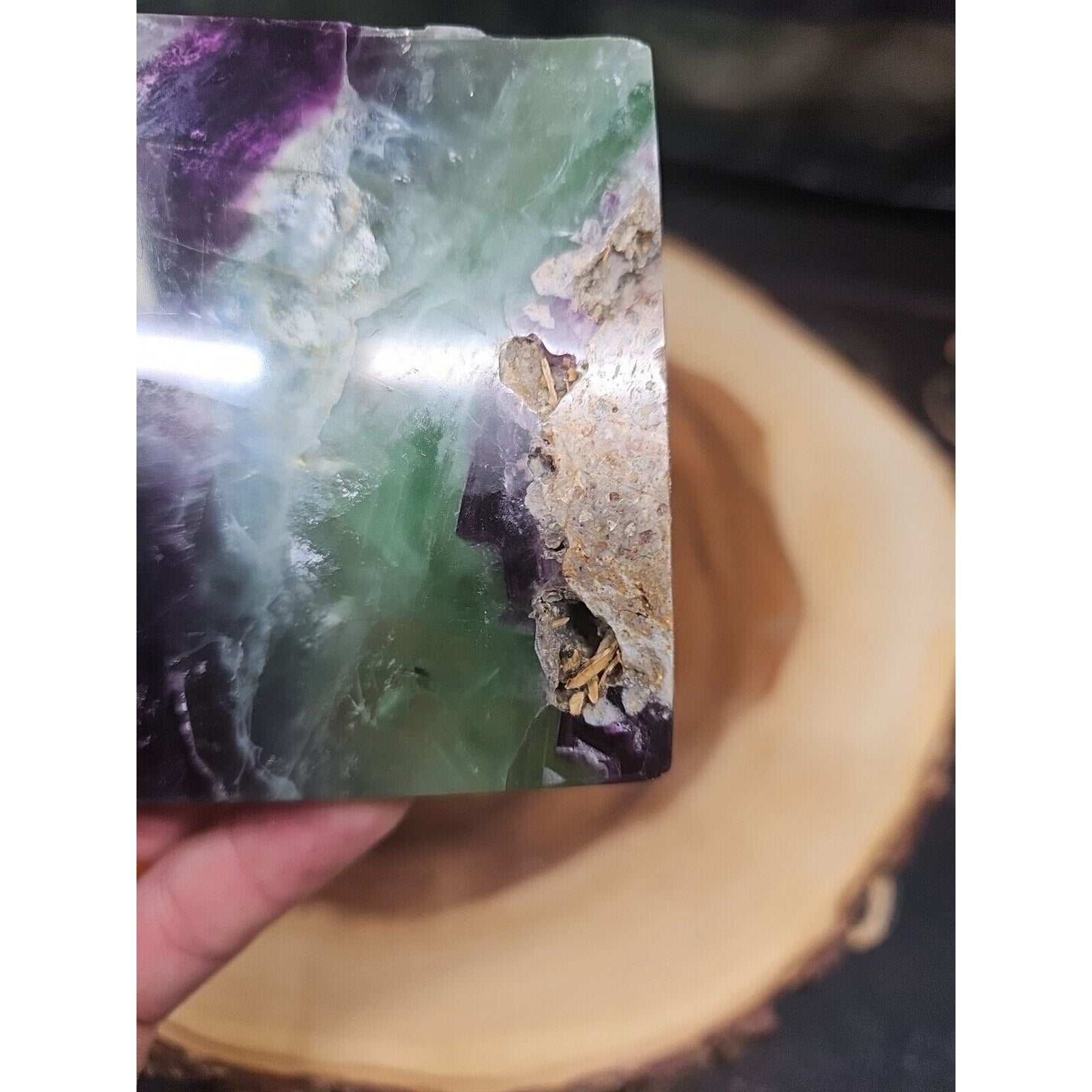 Snowflake Feather Fluorite Crystal Specimen — 1.15 lb | Collector-Grade Natural Stone