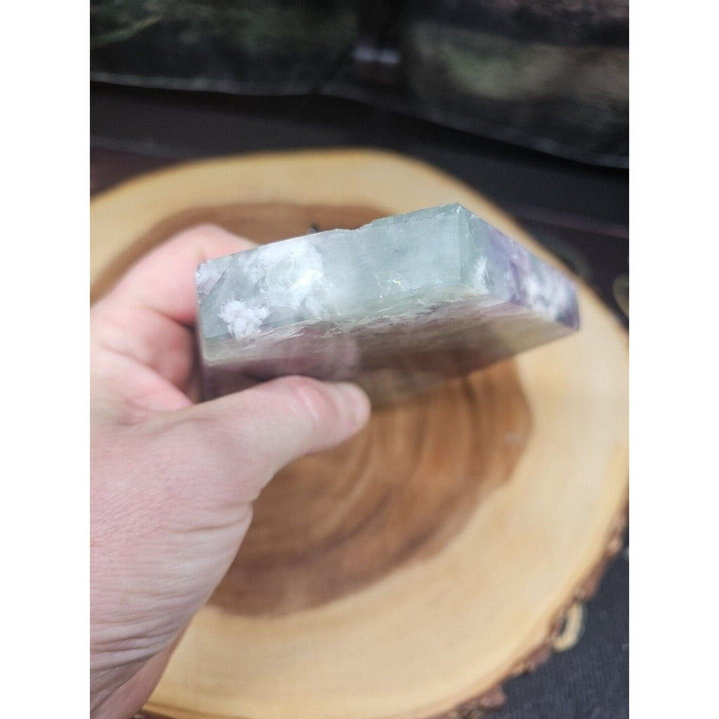Snowflake Feather Fluorite Crystal Specimen — 1.15 lb | Collector-Grade Natural Stone