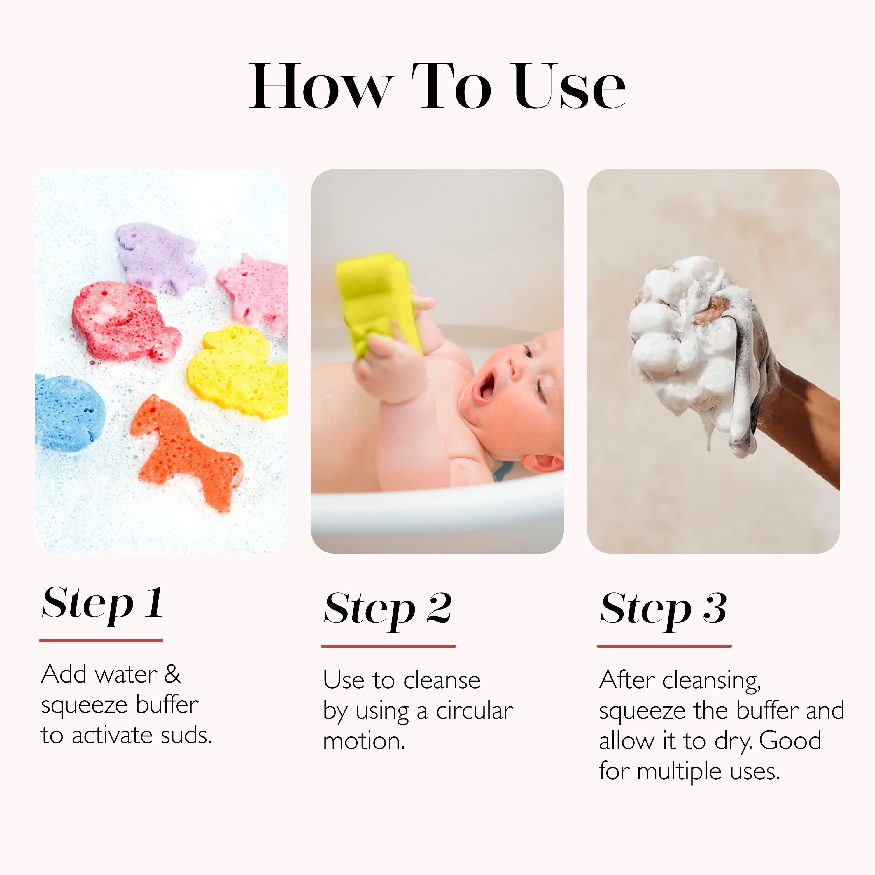 Spongellé Danny Duck Body Wash Infused Buffer — Farm Animals Collection