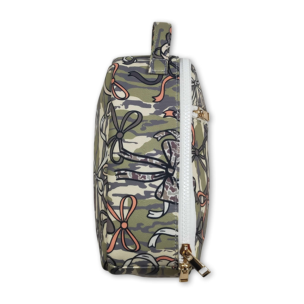 Mini Rodeo Camo Bow Lunch Box Bag for Girls