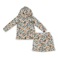 Boys Green Camo Hoodie & Shorts Set – Soft Milk Silk Kids Outfit