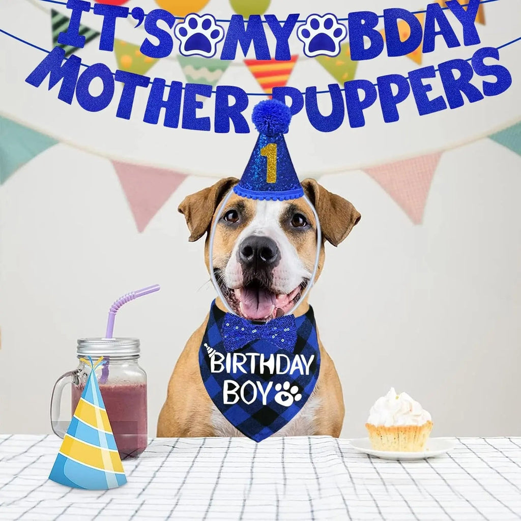 Dog Birthday Party Decoration Set