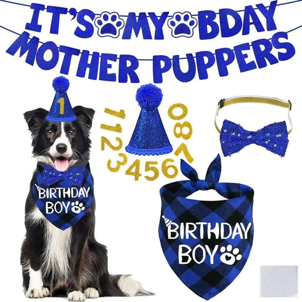 Dog Birthday Party Decoration Set