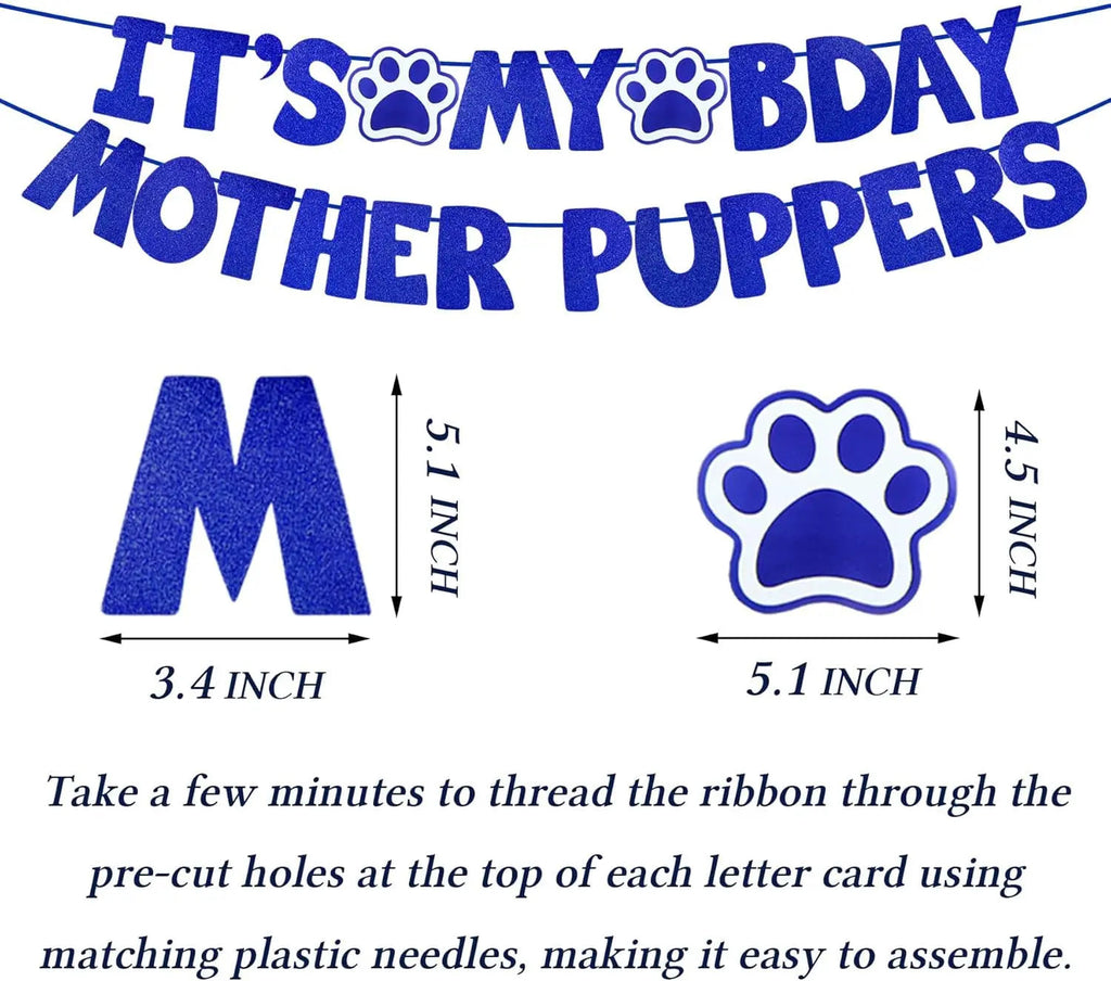 Dog Birthday Party Decoration Set