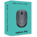 M170 Wireless Optical Mouse | 2.4G Compact USB Receiver, Gray — Laptop & Desktop