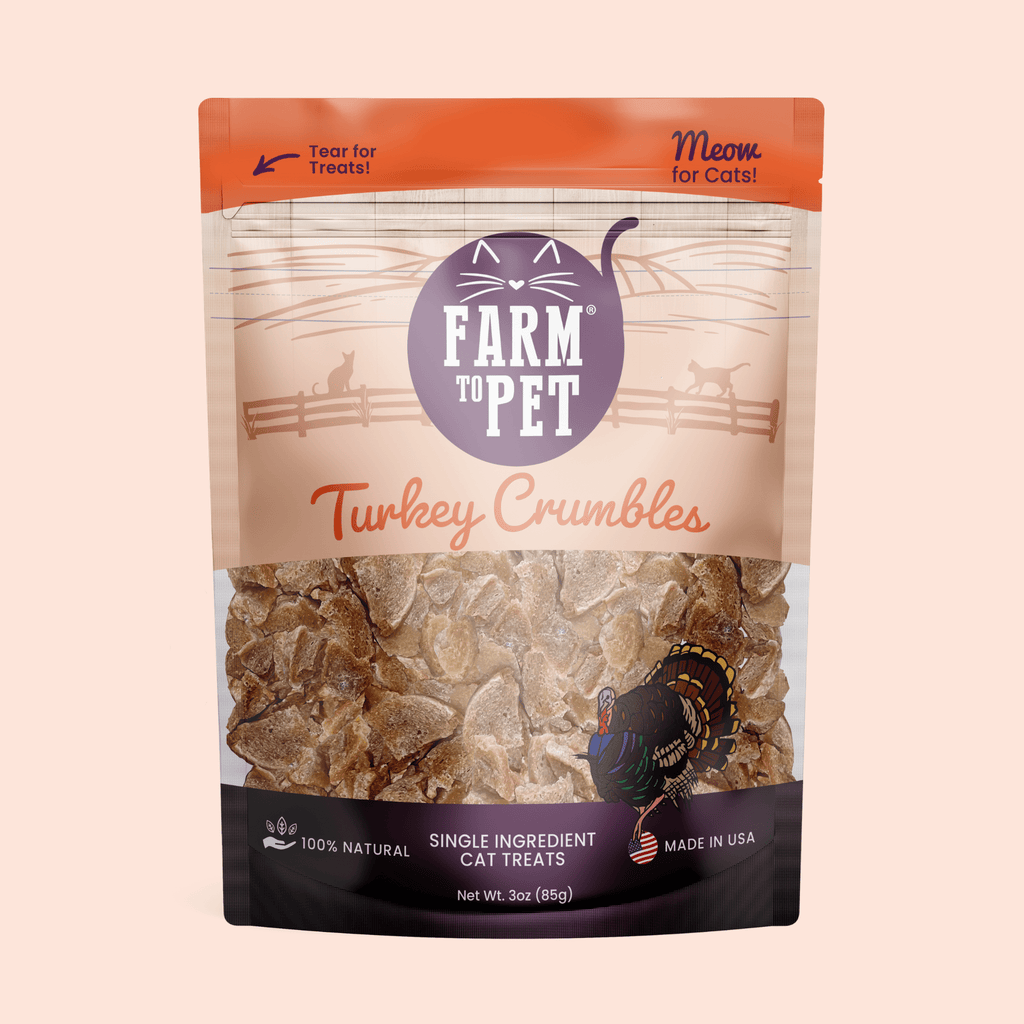 Turkey Crumbles for Cats