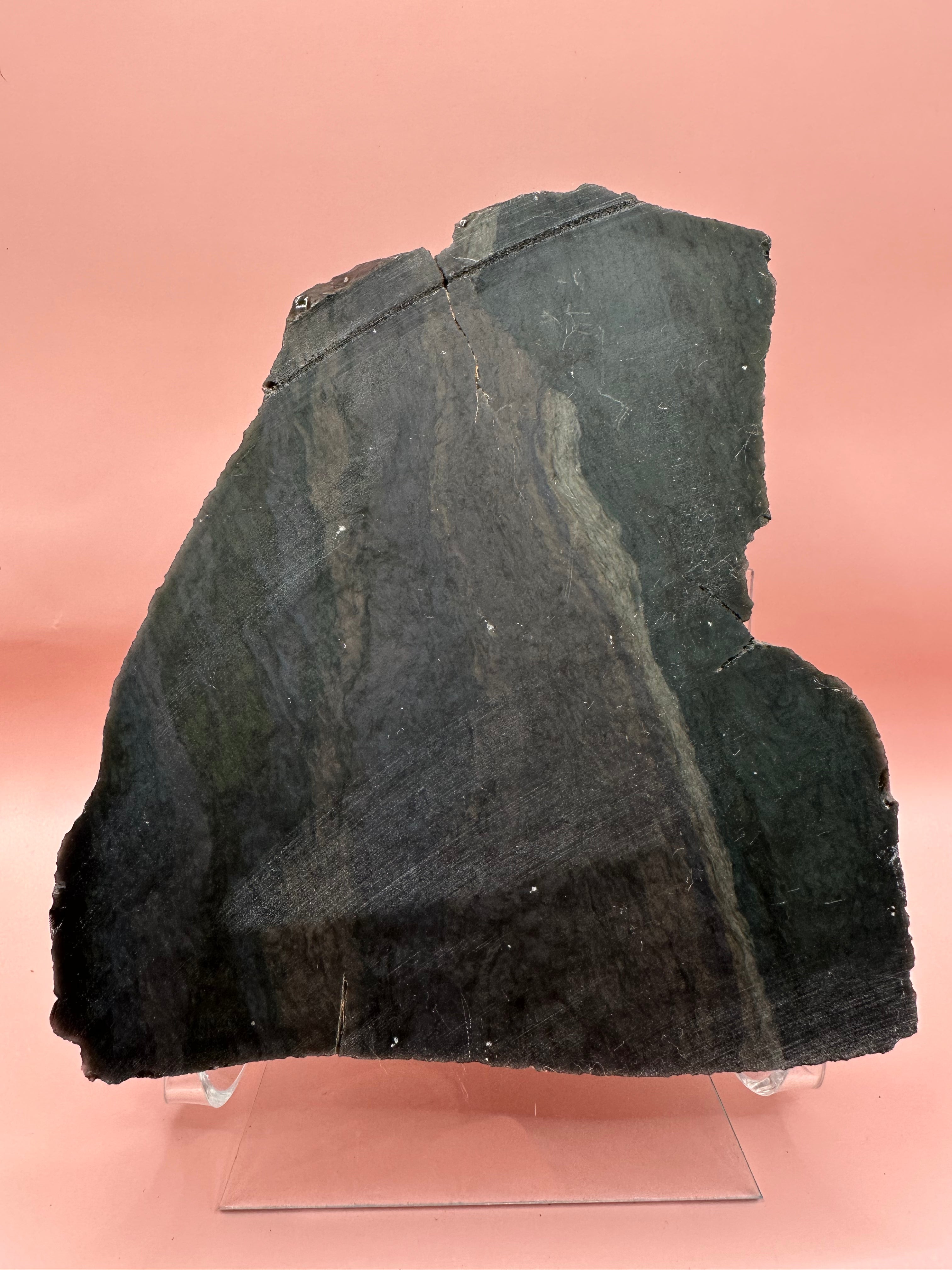 Velvet Obsidian Mineral - 5.75"x4.75"x1"