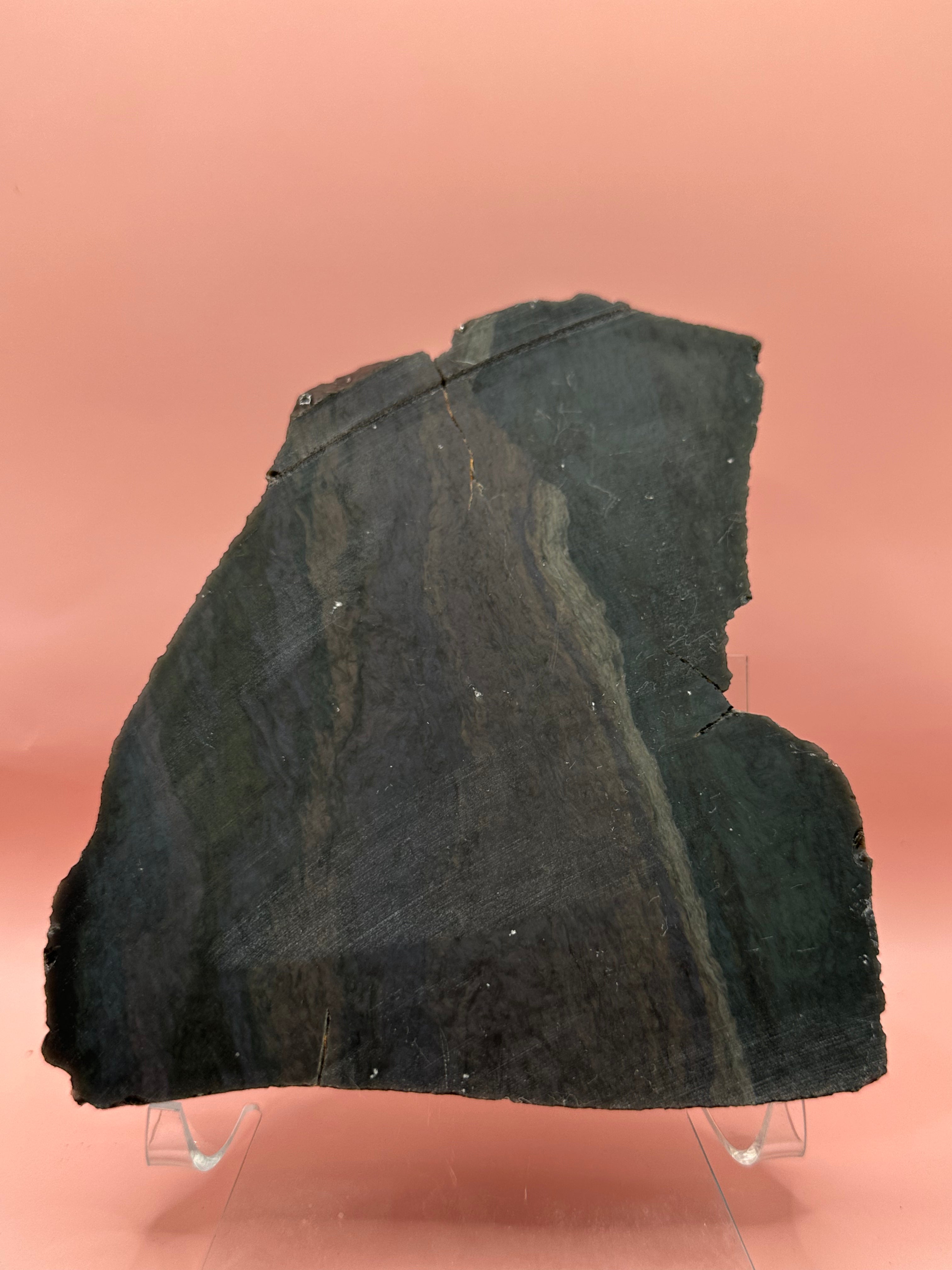 Velvet Obsidian Mineral - 5.75"x4.75"x1"