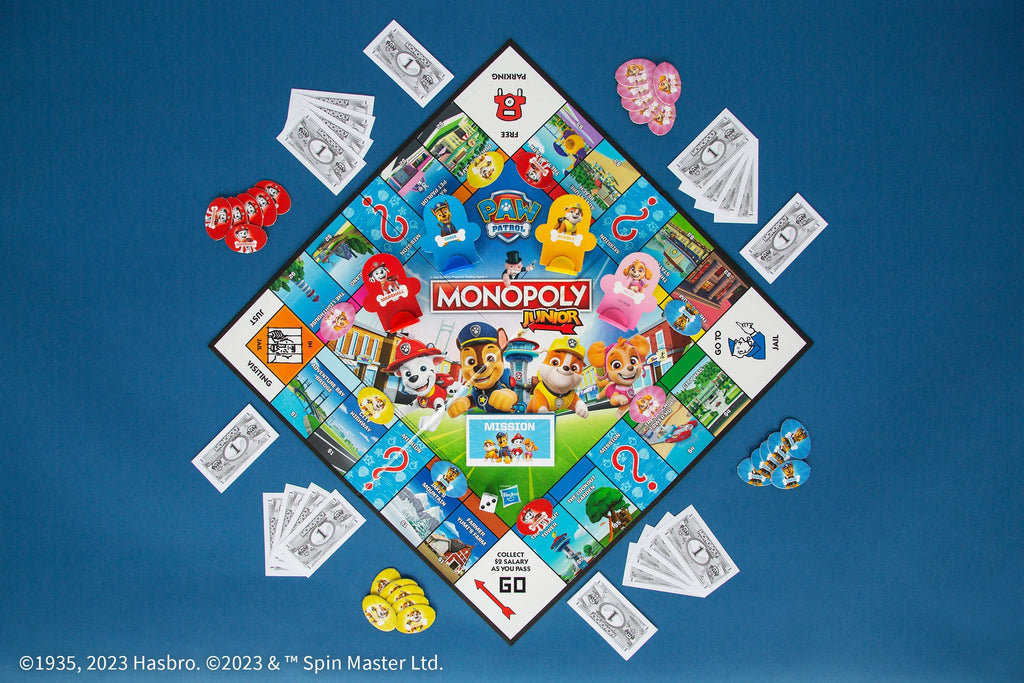 Monopoly Junior: PAW Patrol Edition — Kids Board Game