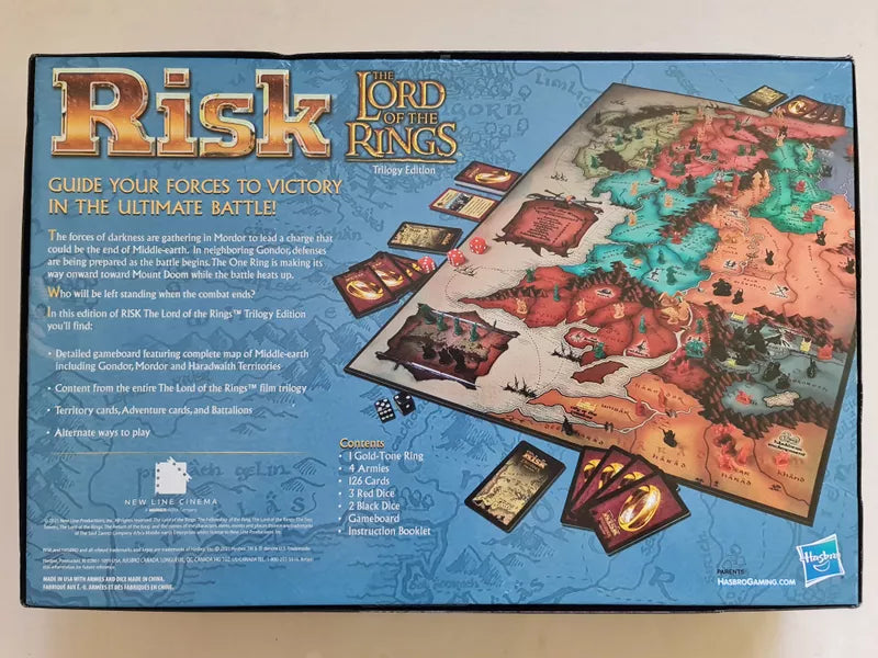 Risk: The Lord of the Rings Trilogy Edition — Strategy Board Game
