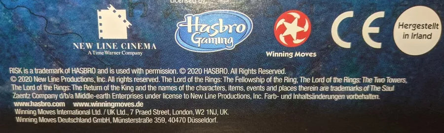 Risk: The Lord of the Rings Trilogy Edition — Strategy Board Game