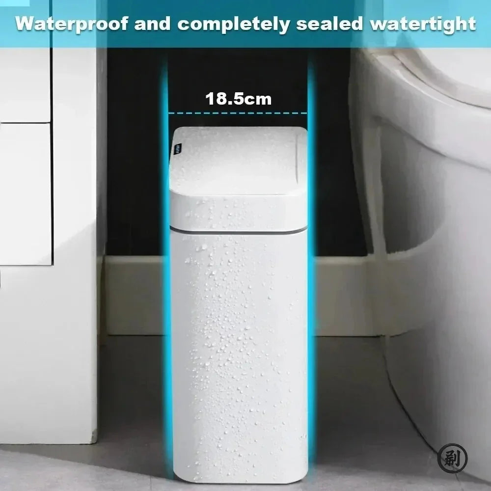 Touchless Smart Sensor Trash Can — 15L Automatic Bagging Garbage Bin