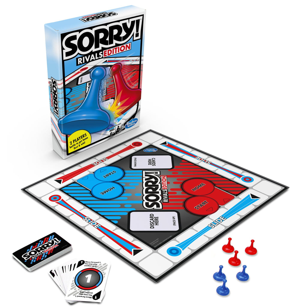 Sorry! Rivals Edition — 2-Player Head-to-Head Board Game