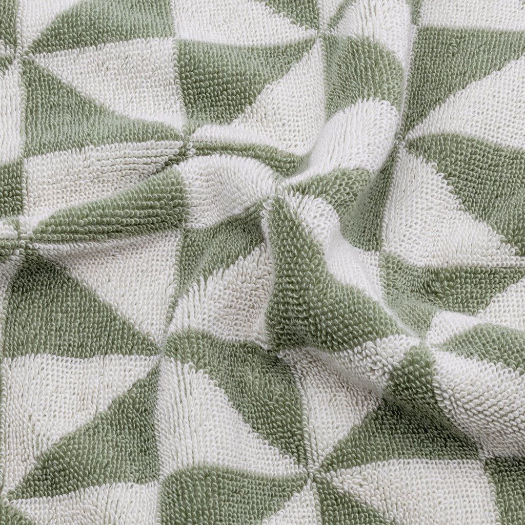 Italic Umbra Towels – 100% Australian Cotton, 600 GSM | Sage & Ecru | Sets from 2 to 12