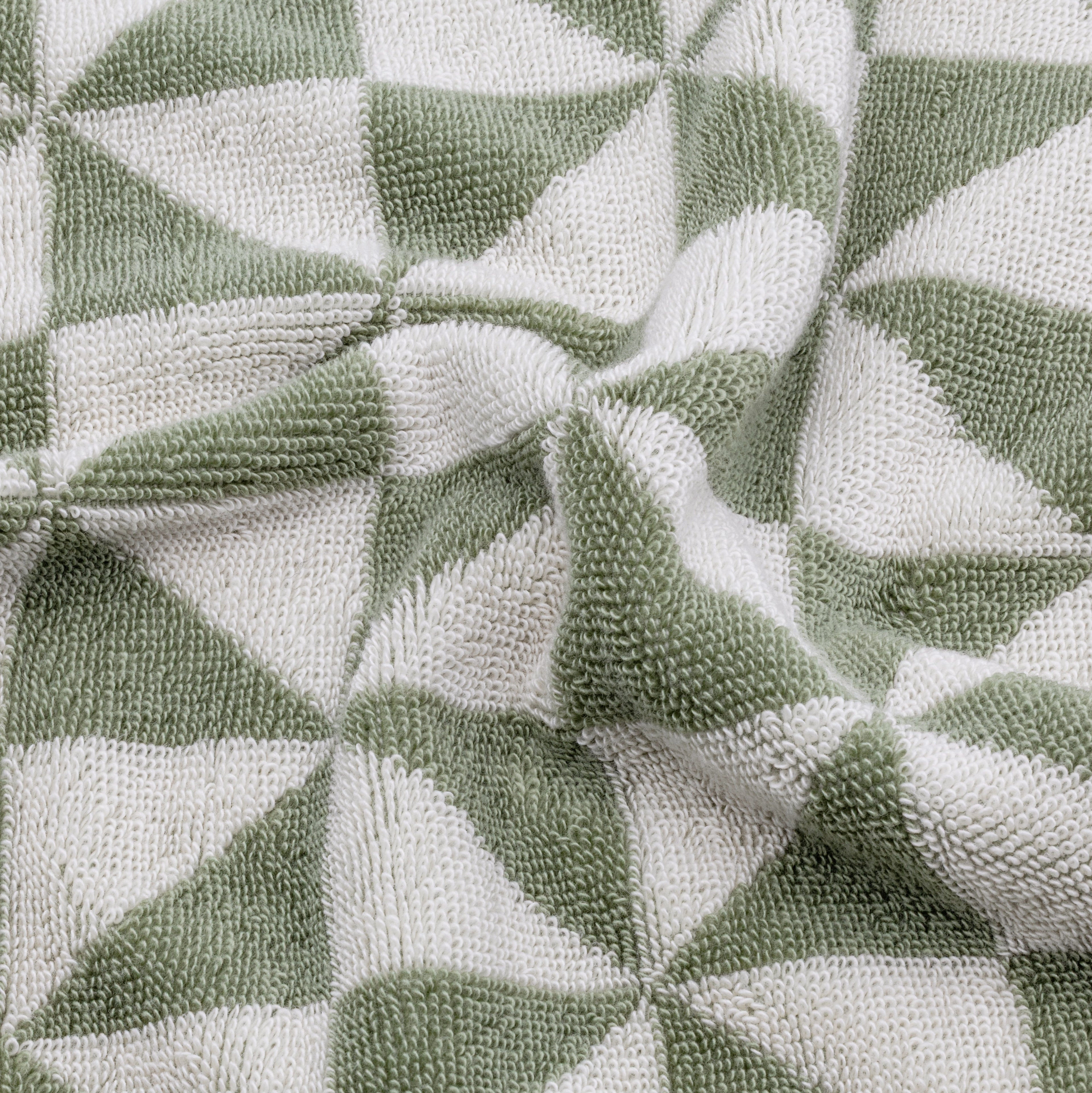 Italic Umbra Towels – 100% Australian Cotton, 600 GSM | Sage & Ecru | Sets from 2 to 12