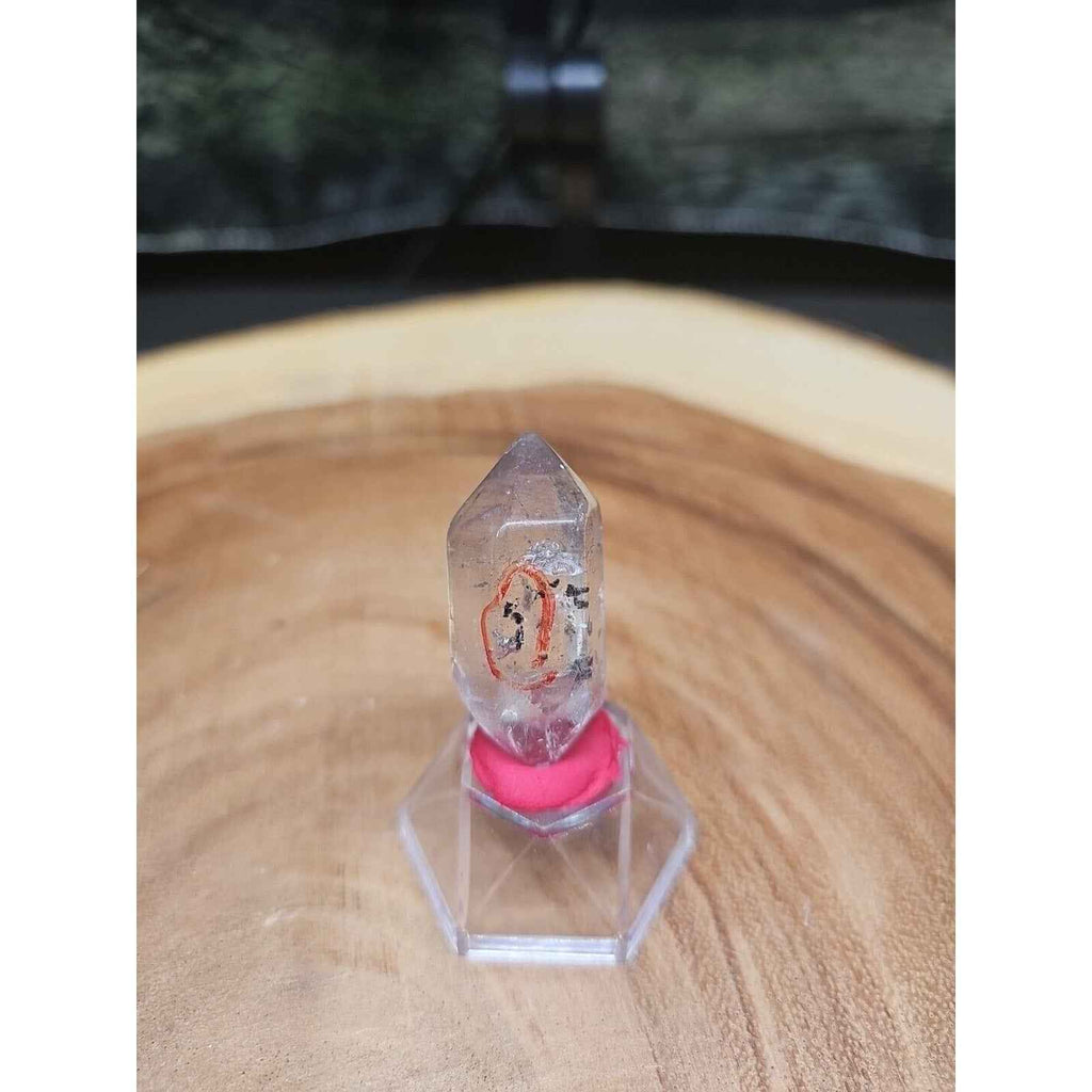 Clear Quartz Crystal Point with Stand — 19g | Natural Stone from Brazil