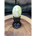 Lantian Jade Crystal Egg with Stand | Natural Polished Stone from China