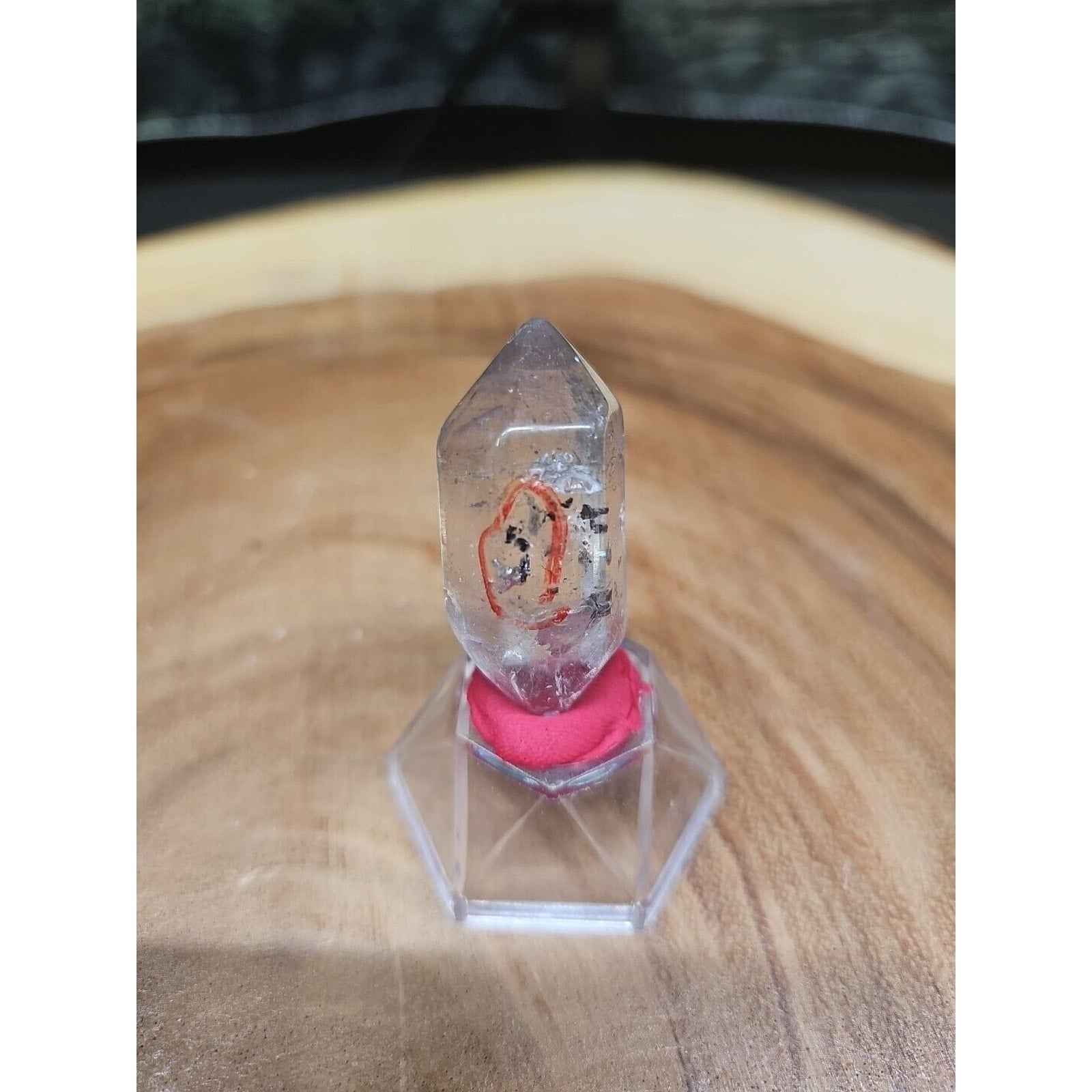 Clear Quartz Crystal Point with Stand — 19g | Natural Stone from Brazil