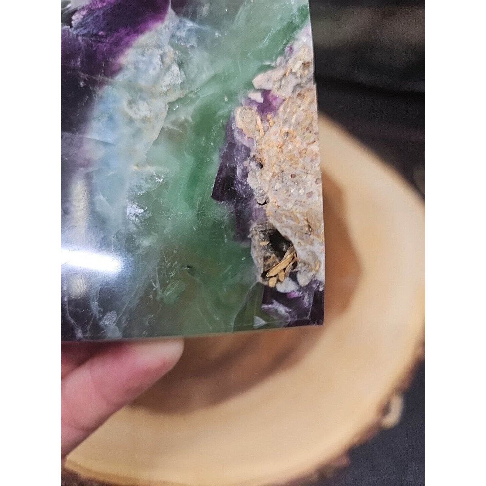 Snowflake Feather Fluorite Crystal Specimen — 1.15 lb | Collector-Grade Natural Stone