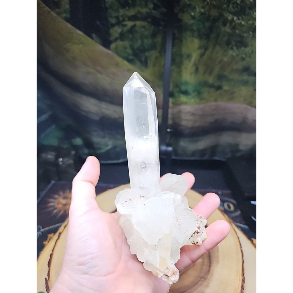 Clear White Quartz Crystal Cluster — 1.28 lb | Natural Specimen from Madagascar