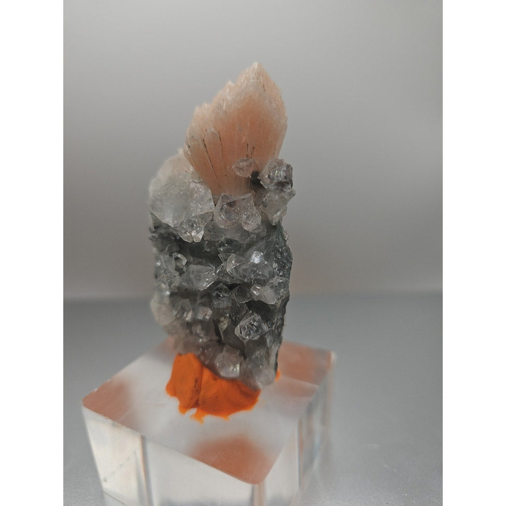 Apophyllite with Pink Stilbite Crystal Specimen — 51g | Natural Cluster from Madagascar