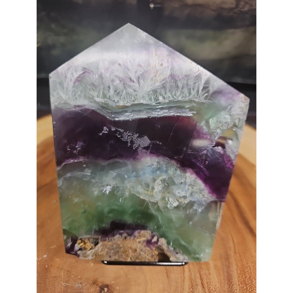 Snowflake Feather Fluorite Crystal Specimen — 1.15 lb | Collector-Grade Natural Stone