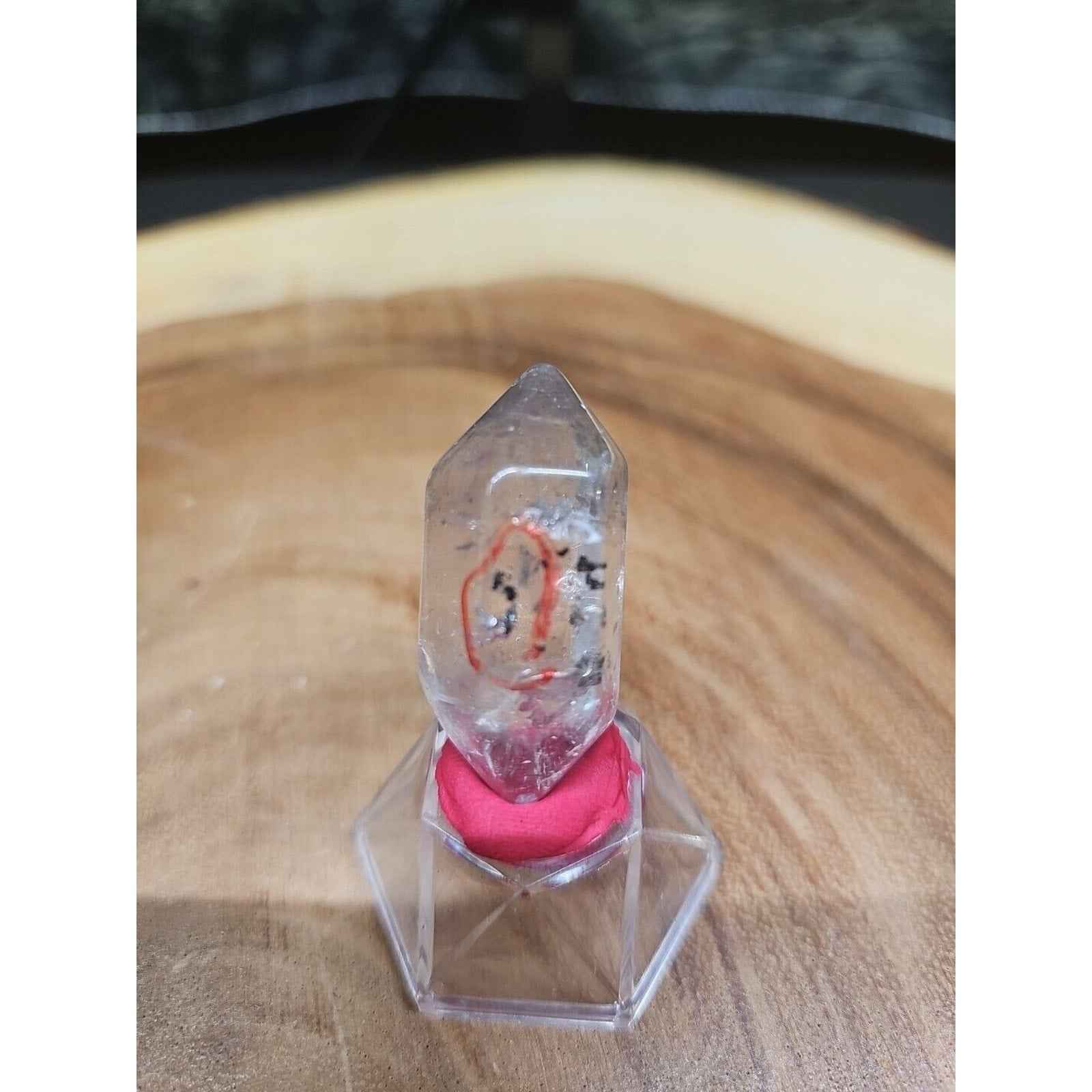 Clear Quartz Crystal Point with Stand — 19g | Natural Stone from Brazil