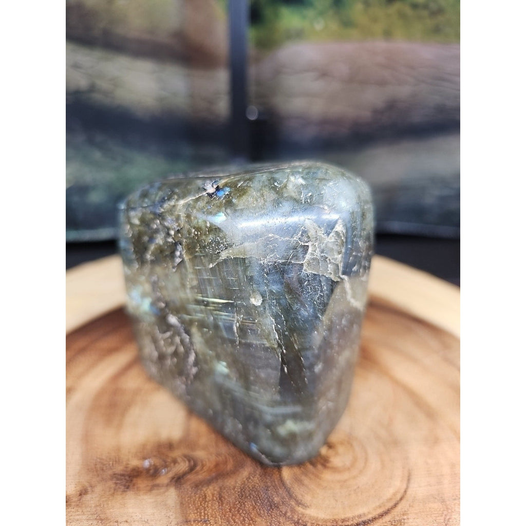 Rainbow Labradorite Spectrolite Specimen — 1.60 lb | Large Natural Crystal from Madagascar