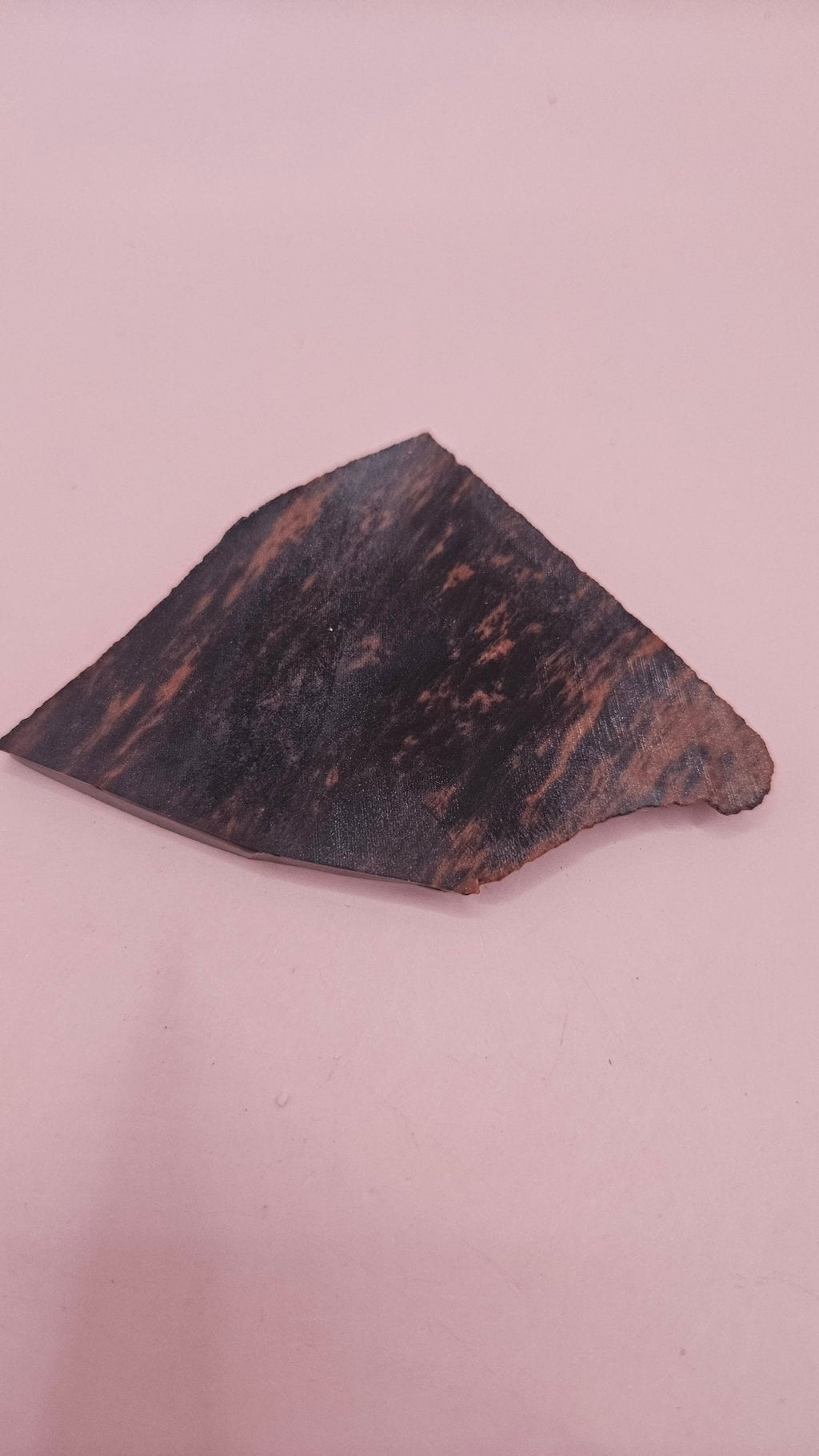 Mahogany Obsidian Slab – 29 Grams – Polished Volcanic Glass for Collectors