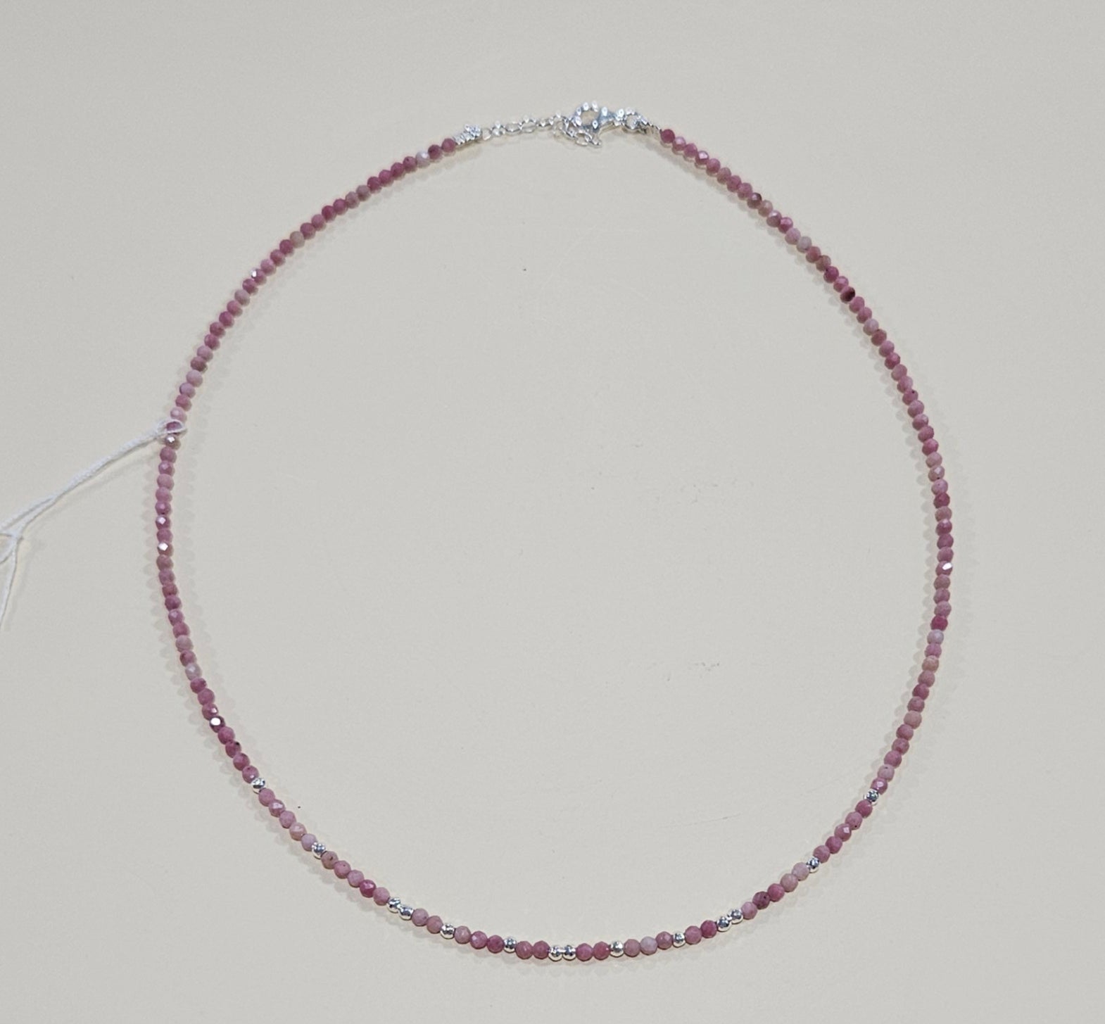 Natural Gemstone Necklace – 9 Colors, 6.7" Diameter – Customizable with a Pendant