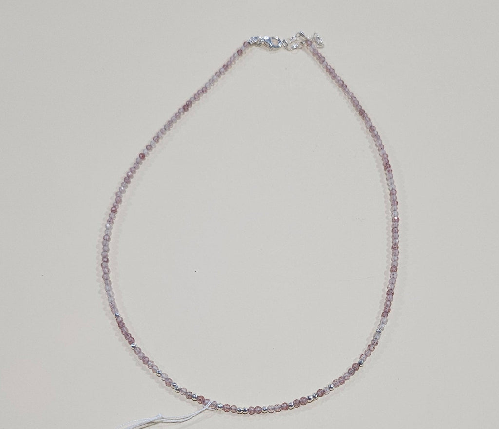 Natural Gemstone Necklace – 9 Colors, 6.7" Diameter – Customizable with a Pendant