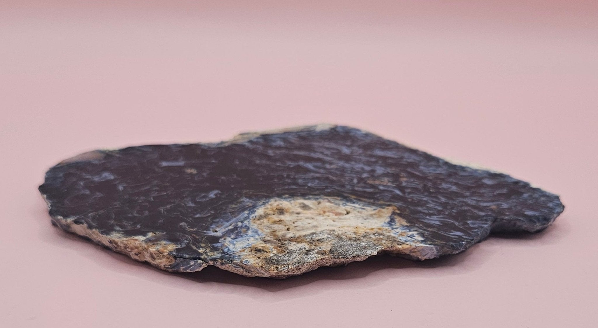 Pietersite Mineral Specimen Slab from Namibia – 5.8x4.2" – 165g