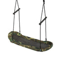 Oval Surf Saucer Tree Swing – Adjustable Height 39–63" | 333 lb Capacity | Kids & Adults